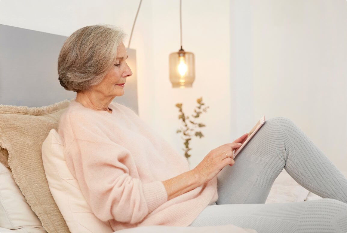 Kaia COPD ist eine digitale Therapie, die zuhause angewandt werden kann.